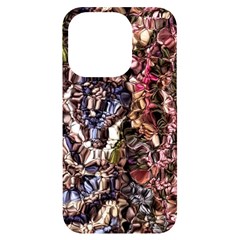 Melting Stitches Iphone 14 Pro Black Uv Print Case by kaleidomarblingart