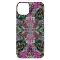 October Pour Blend  Iphone 14 Plus Black Uv Print Case by kaleidomarblingart