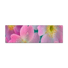 Pink Neon Flowers, Flower Sticker (bumper)