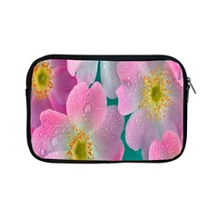 Pink Neon Flowers, Flower Apple Ipad Mini Zipper Cases by nateshop