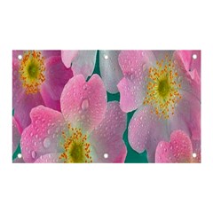 Pink Neon Flowers, Flower Banner And Sign 5  X 3  by nateshop