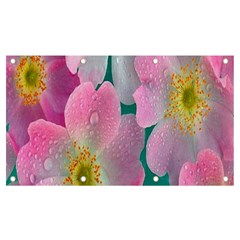 Pink Neon Flowers, Flower Banner And Sign 7  X 4  by nateshop