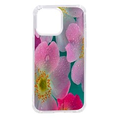 Pink Neon Flowers, Flower Iphone 14 Pro Max Tpu Uv Print Case by nateshop