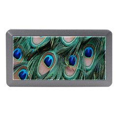 Peacock-feathers,blue2 Memory Card Reader (mini) by nateshop