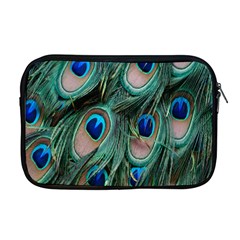 Peacock-feathers,blue2 Apple Macbook Pro 17  Zipper Case by nateshop