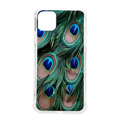 Peacock-feathers,blue2 Iphone 11 Pro Max 6 5 Inch Tpu Uv Print Case by nateshop