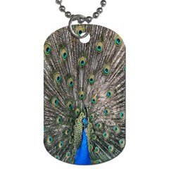 Peacock-feathers1 Dog Tag (one Side) by nateshop