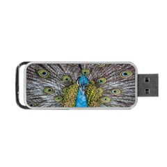 Peacock-feathers2 Portable Usb Flash (two Sides) by nateshop