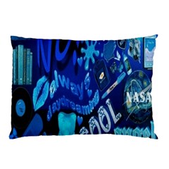 Really Cool Blue, Unique Blue Pillow Case (Two Sides)