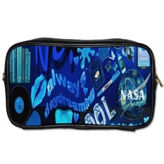 Really Cool Blue, Unique Blue Toiletries Bag (one Side) by nateshop