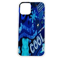Really Cool Blue, Unique Blue Iphone 12 Pro Max Tpu Uv Print Case by nateshop