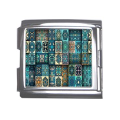 Texture, Pattern, Abstract, Colorful, Digital Art Mega Link Italian Charm (18mm) by nateshop