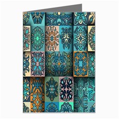 Texture, Pattern, Abstract, Colorful, Digital Art Greeting Card