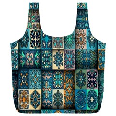 Texture, Pattern, Abstract, Colorful, Digital Art Full Print Recycle Bag (xxl) by nateshop