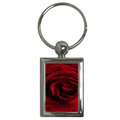 Rose Maroon Key Chain (rectangle)