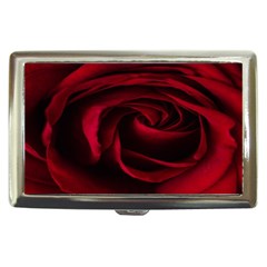 Rose Maroon Cigarette Money Case by nateshop