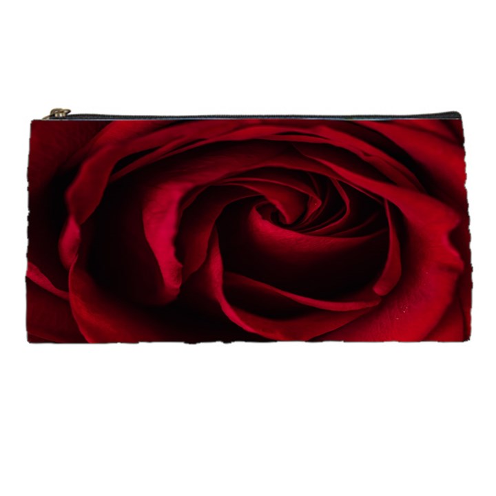 Rose Maroon Pencil Case