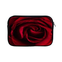 Rose Maroon Apple Ipad Mini Zipper Cases by nateshop