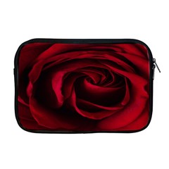 Rose Maroon Apple Macbook Pro 17  Zipper Case by nateshop