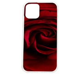 Rose Maroon Iphone 12 Pro Max Tpu Uv Print Case by nateshop