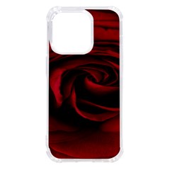 Rose Maroon Iphone 14 Pro Tpu Uv Print Case by nateshop