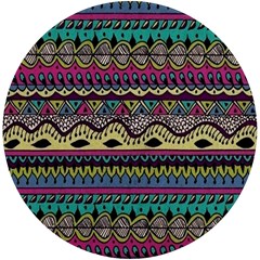 Aztec Design Uv Print Round Tile Coaster by nateshop