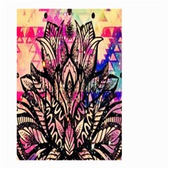 Aztec Flower Galaxy Small Garden Flag (two Sides)