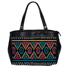 Aztec Wallpaper Oversize Office Handbag