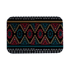 Aztec Wallpaper Open Lid Metal Box (silver)  