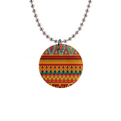 Aztec 1  Button Necklace