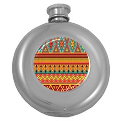 Aztec Round Hip Flask (5 Oz) by nateshop