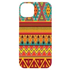 Aztec Iphone 14 Plus Black Uv Print Case by nateshop