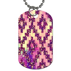 Cute Glitter Aztec Design Dog Tag (one Side) by nateshop