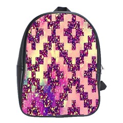 Cute Glitter Aztec Design School Bag (xl) by nateshop