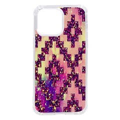 Cute Glitter Aztec Design Iphone 14 Pro Max Tpu Uv Print Case by nateshop