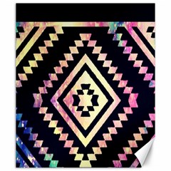 Cute Neon Aztec Galaxy Canvas 20  X 24  by nateshop