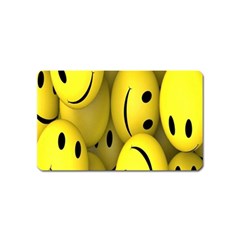 Emoji, Colour, Faces, Smile, Wallpaper Magnet (Name Card)