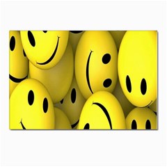 Emoji, Colour, Faces, Smile, Wallpaper Postcard 4 x 6  (Pkg of 10)