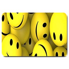 Emoji, Colour, Faces, Smile, Wallpaper Large Doormat