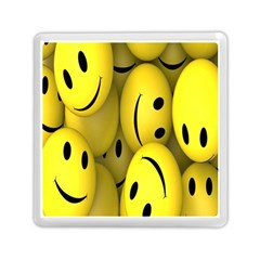 Emoji, Colour, Faces, Smile, Wallpaper Memory Card Reader (Square)