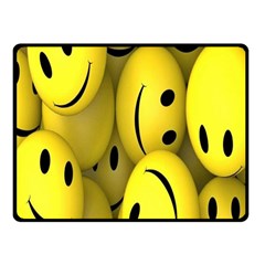 Emoji, Colour, Faces, Smile, Wallpaper Two Sides Fleece Blanket (small) by nateshop