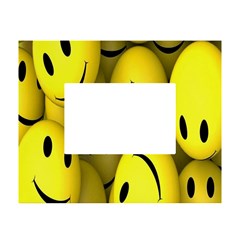 Emoji, Colour, Faces, Smile, Wallpaper White Tabletop Photo Frame 4 x6 