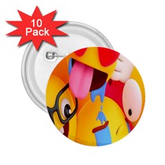 Emojis, Emoji, Hd Phone Wallpaper 2 25  Buttons (10 Pack)  by nateshop