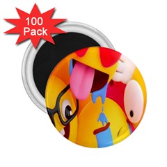 Emojis, Emoji, Hd Phone Wallpaper 2 25  Magnets (100 Pack)  by nateshop