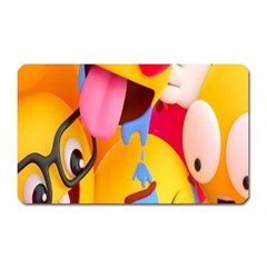 Emojis, Emoji, Hd Phone Wallpaper Magnet (rectangular) by nateshop