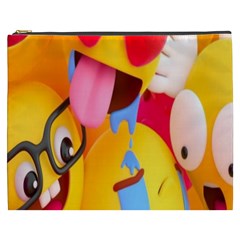 Emojis, Emoji, Hd Phone Wallpaper Cosmetic Bag (xxxl) by nateshop