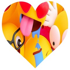 Emojis, Emoji, Hd Phone Wallpaper Wooden Puzzle Heart by nateshop
