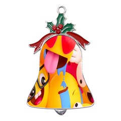 Emojis, Emoji, Hd Phone Wallpaper Metal Holly Leaf Bell Ornament by nateshop