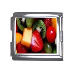 Fruits, Food, Green, Red, Strawberry, Yellow Mega Link Italian Charm (18mm) by nateshop