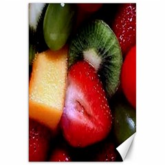 Fruits, Food, Green, Red, Strawberry, Yellow Canvas 20  X 30  by nateshop